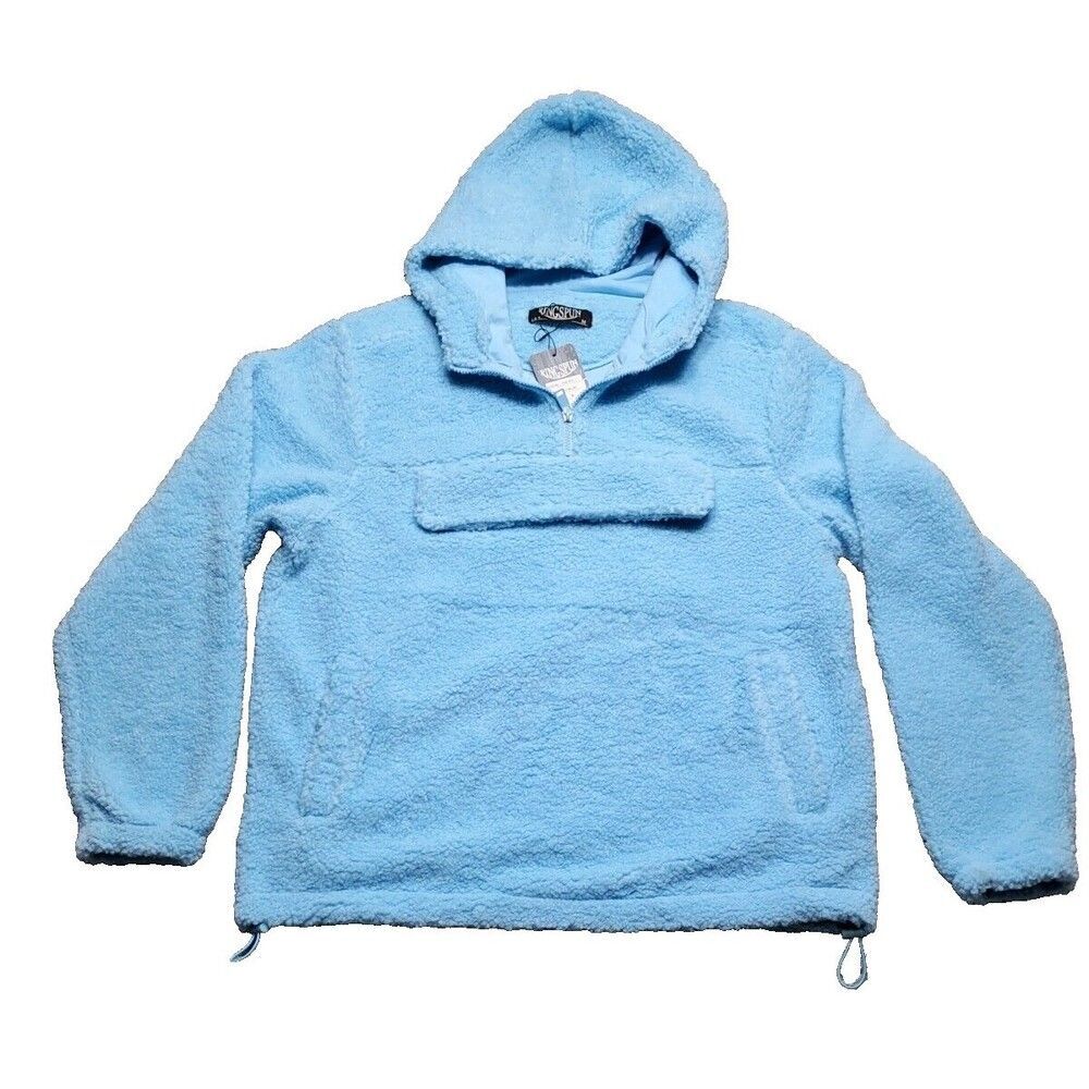 Ringspun Hoodie Womens Medium Sweatshirt Pullover Long Sleeve Sweater $80 Retail